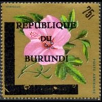 Burundi 1967 - set Flowers - Republic: 75 fr