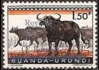 Burundi 1962 - serie Fiori e animali: 1,50 fr