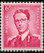 Belgium 1953 - set King Baudouin: 6 fr