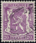 Belgium 1936 - set Coat of arms: 20 c