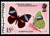 Belize 1974 - set Butterflies: 15 c