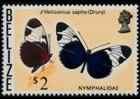Belize 1974 - set Butterflies: 2 $