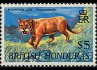 Belize 1968 - set Animals and fishes: 5 $