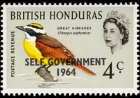 Belize 1962 - set Birds: 4 c