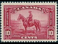 Canada 1935 - serie Re Giorgio V e soggetti vari: 10 c