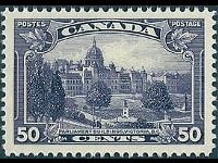 Canada 1935 - set King George V and various subjects: 50 c