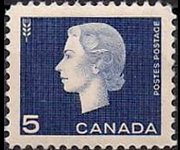 Canada 1962 - set Queen Elisabeth II: 5 c