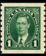 Canada 1937 - set King George VI: 1 c