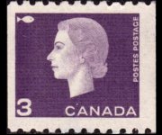 Canada 1962 - set Queen Elisabeth II: 3 c