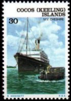 Cocos Islands 1976 - set Ships: 30 c
