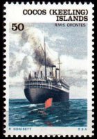 Cocos Islands 1976 - set Ships: 50 c