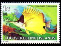 Cocos Islands 1979 - set Fishes: 1 c