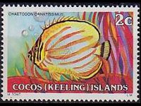 Isole Cocos 1979 - serie Pesci: 2 c