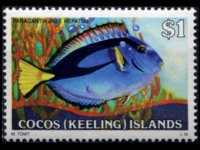 Isole Cocos 1979 - serie Pesci: 1 $