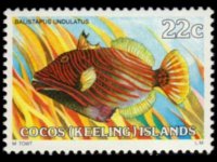 Cocos Islands 1979 - set Fishes: 22 c