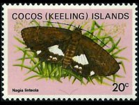 Cocos Islands 1982 - set Butterflies: 20 c