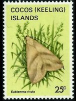 Cocos Islands 1982 - set Butterflies: 25 c