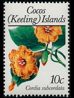 Cocos Islands 1988 - set Plants: 10 c
