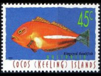 Cocos Islands 1995 - set Fishes: 45 c