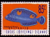 Cocos Islands 1995 - set Fishes: 85 c