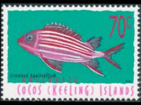 Cocos Islands 1995 - set Fishes: 70 c