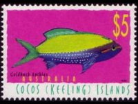 Cocos Islands 1995 - set Fishes: 5 $