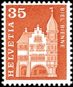 Svizzera 1960 - serie Storia postale e patrimonio artistico: 35 c