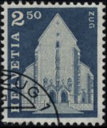 Switzerland 1960 - set Postal history and buildings: 2,50 fr
