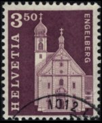 Switzerland 1960 - set Postal history and buildings: 3,50 fr