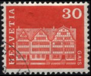 Switzerland 1960 - set Postal history and buildings: 30 c