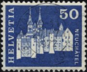 Switzerland 1960 - set Postal history and buildings: 50 c