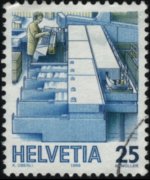 Switzerland 1986 - set Promoting the postal service: 25 c