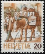 Switzerland 1986 - set Promoting the postal service: 20 c
