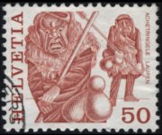 Switzerland 1977 - set Folk customs: 50 c 