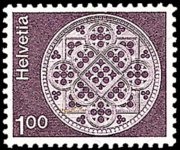Switzerland 1973 - set Designs: 1 fr