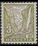 Switzerland 1934 - set Landscapes: 3 c