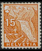 Svizzera 1934 - serie Vedute: 15 c