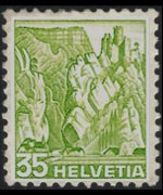 Switzerland 1936 - set Landscapes: 35 c