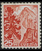 Switzerland 1936 - set Landscapes: 25 c