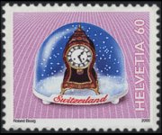 Switzerland 2000 - set Snow globes: 60 c