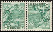 Svizzera 1936 - serie Vedute: 5 c