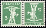 Svizzera 1909 - serie Walter Tell: 5 c