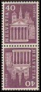 Switzerland 1960 - set Postal history and buildings: 40 c