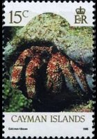 Isole Cayman 1986 - serie Vita marina: 15 c