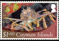 Isole Cayman 2012 - serie Vita marina: 1,60 $