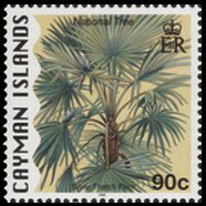 Isole Cayman 1996 - serie Simboli nazionali: 90 c