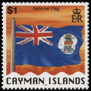 Isole Cayman 1996 - serie Simboli nazionali: 1 $