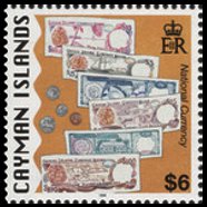 Isole Cayman 1996 - serie Simboli nazionali: 6 $