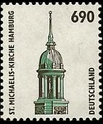 Germania 1987 - serie Monumenti celebri: 690 p