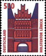 Germania 1987 - serie Monumenti celebri: 510 p